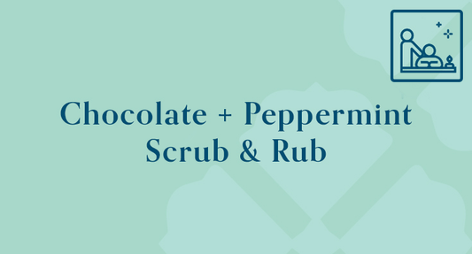 Chocolate + Peppermint Scrub & Rub