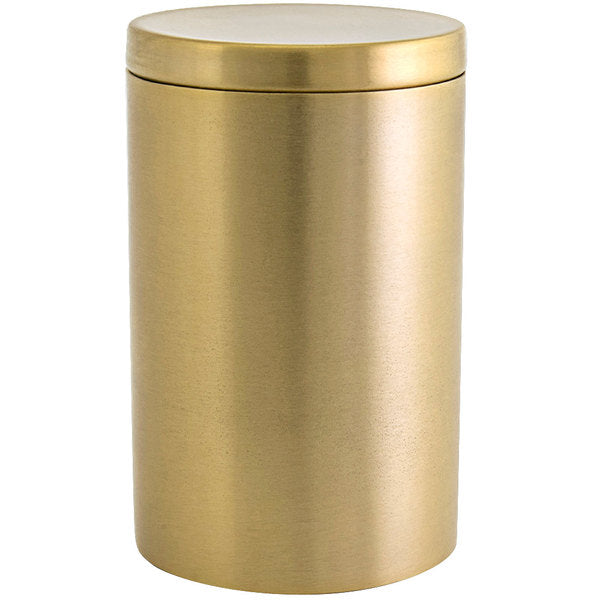 FOH Round Stainless Jar with Lid, 12 ct