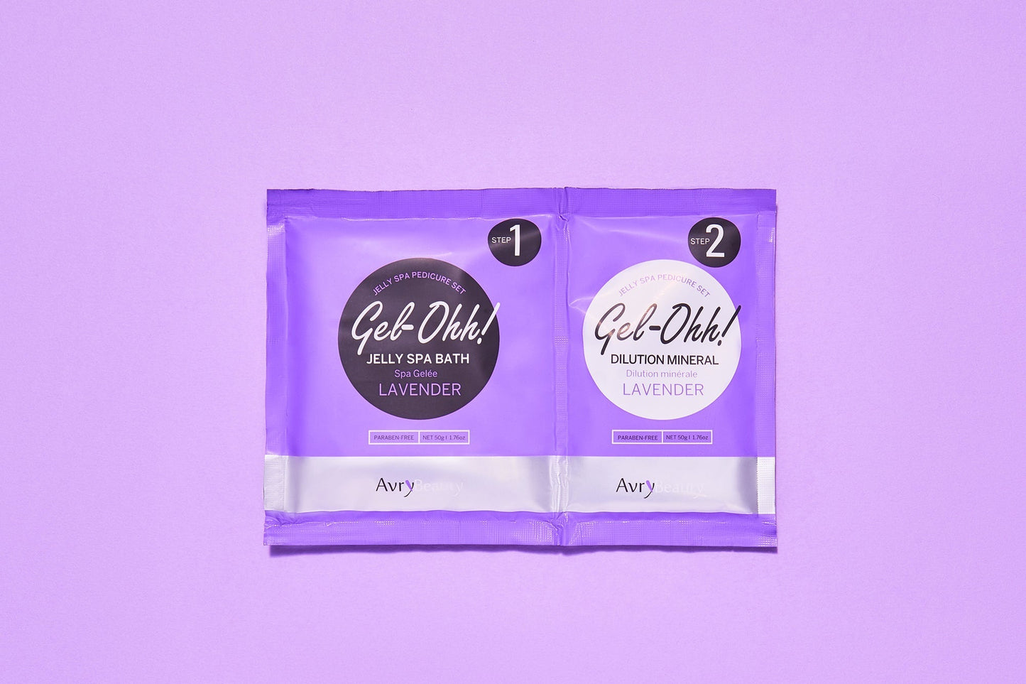 Avry Beauty Gel-Ohh! Jelly Spa Pedi Bath, Lavender