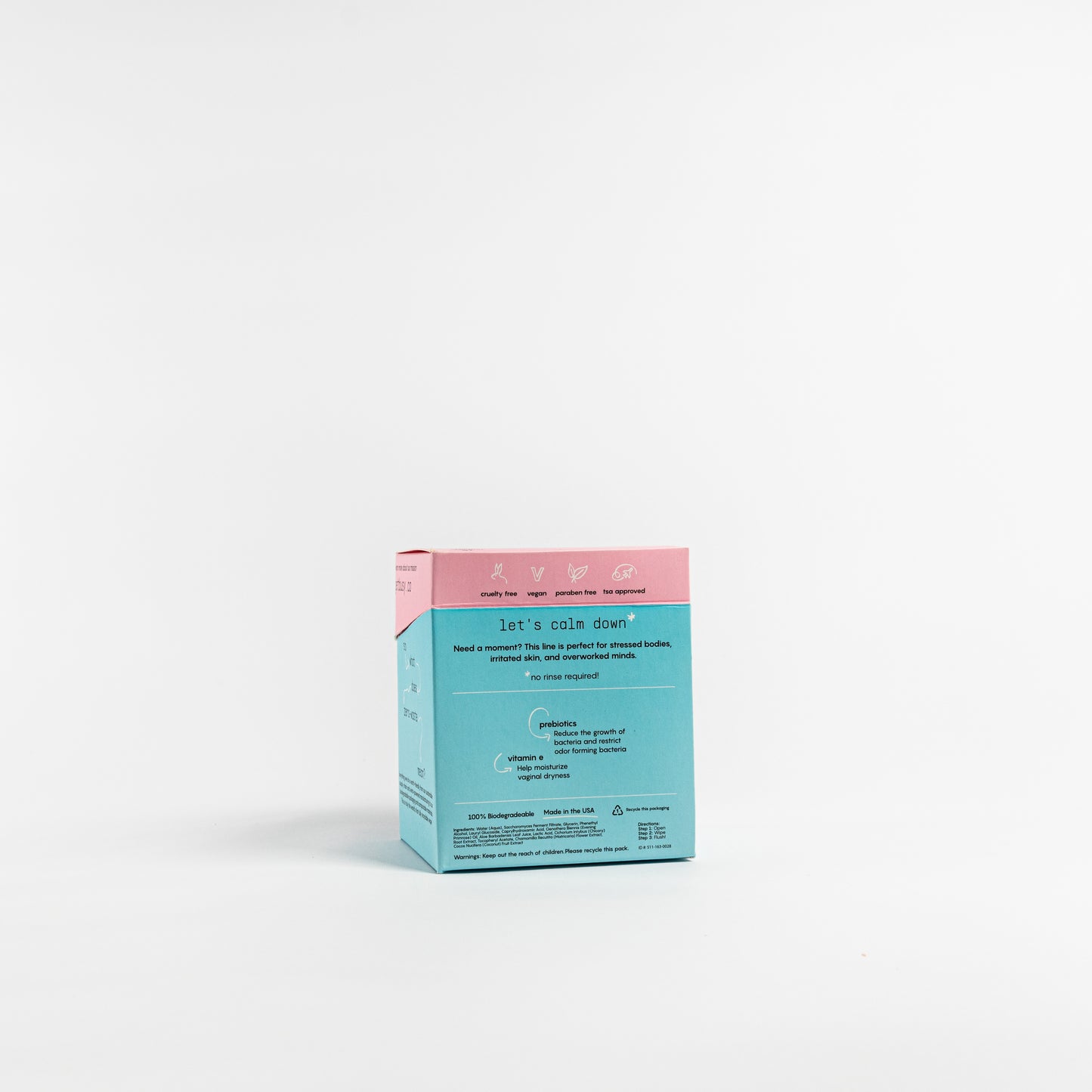 Busy Co. Feminine Wipes, 15 ct, Case of 8