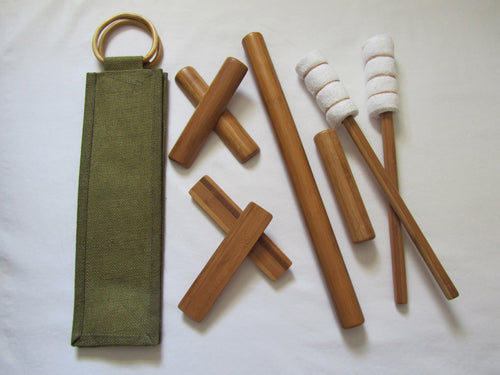 Bamboo Fusion Warm Bamboo Massage Tool Set