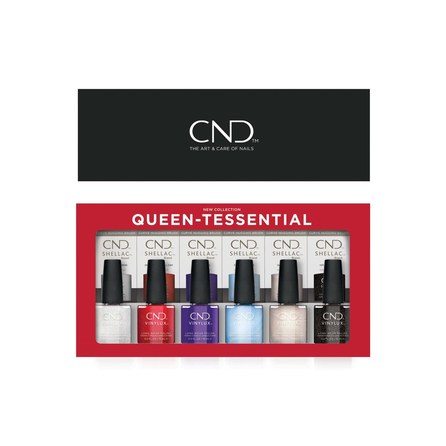 CND Shellac & Vinylux, Prepack Queen-Tessential, 12 Piece – Universal ...