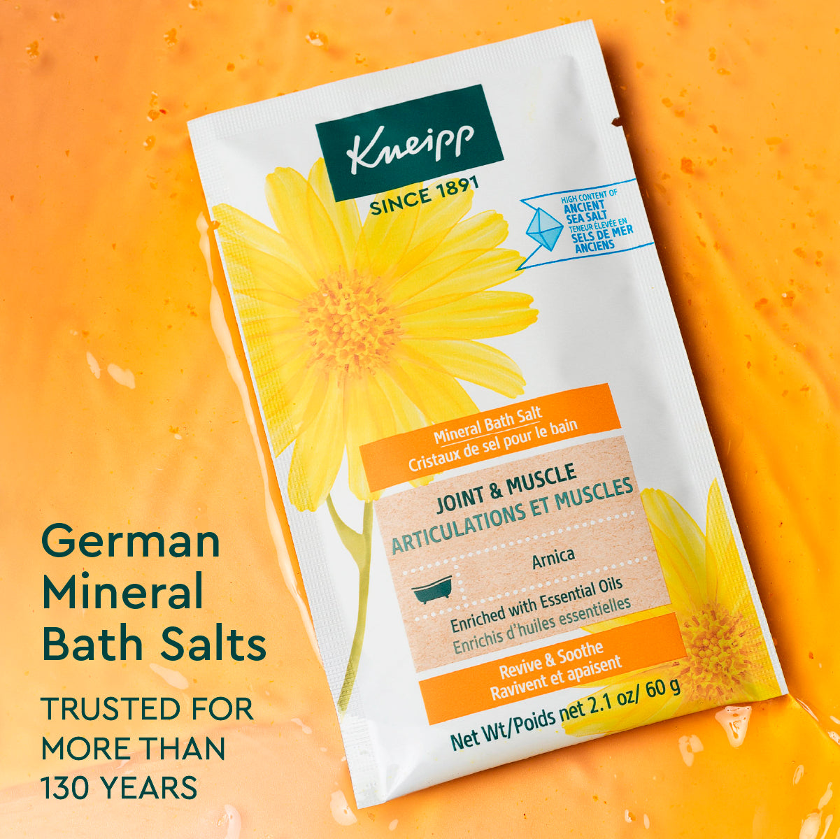 Kneipp Mineral Bath Salt, Joint & Muscle Arnica