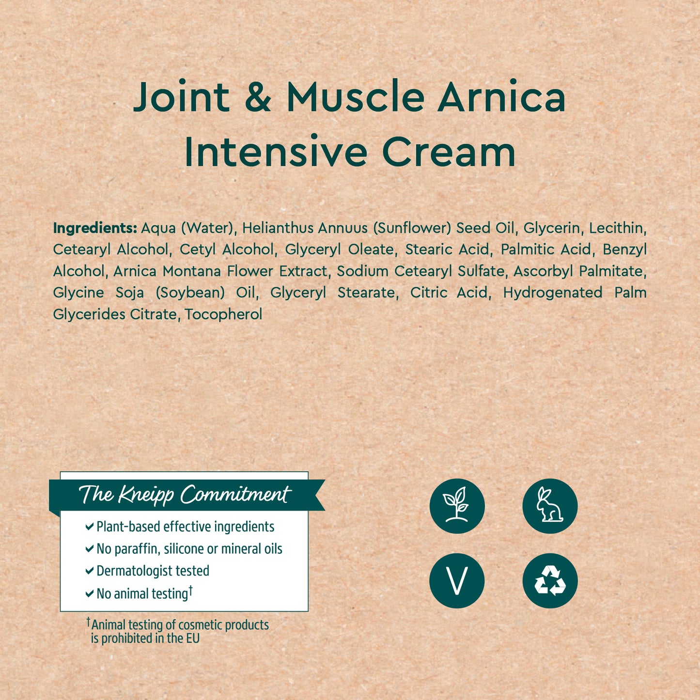 Kneipp Intensive Cream, Joint & Muscle Arnica