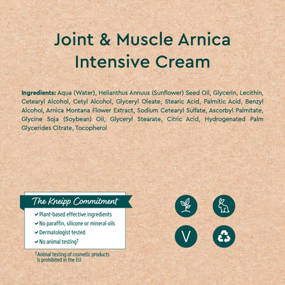 Kneipp Intensive Cream, Joint & Muscle Arnica