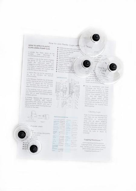 Polycarbonate Cupping Pump Gun Set, 20 piece