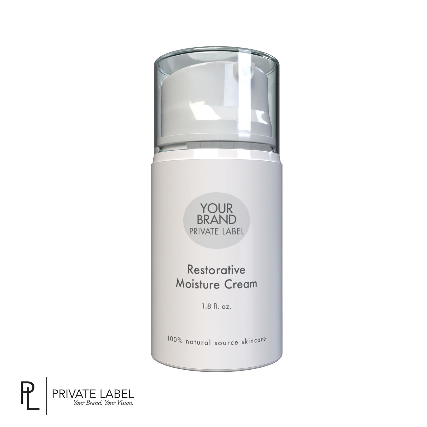 Private Label Restorative Moisture Cream, Retail 1.8 oz