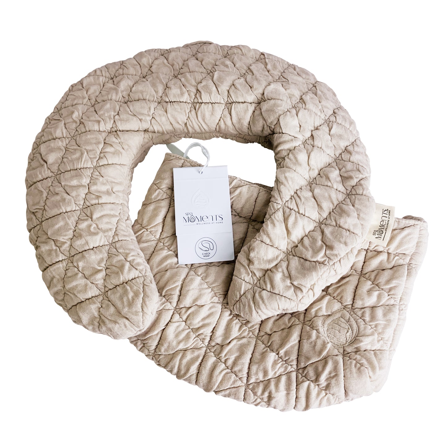 Spa Moments Quilted C-Neck Wrap