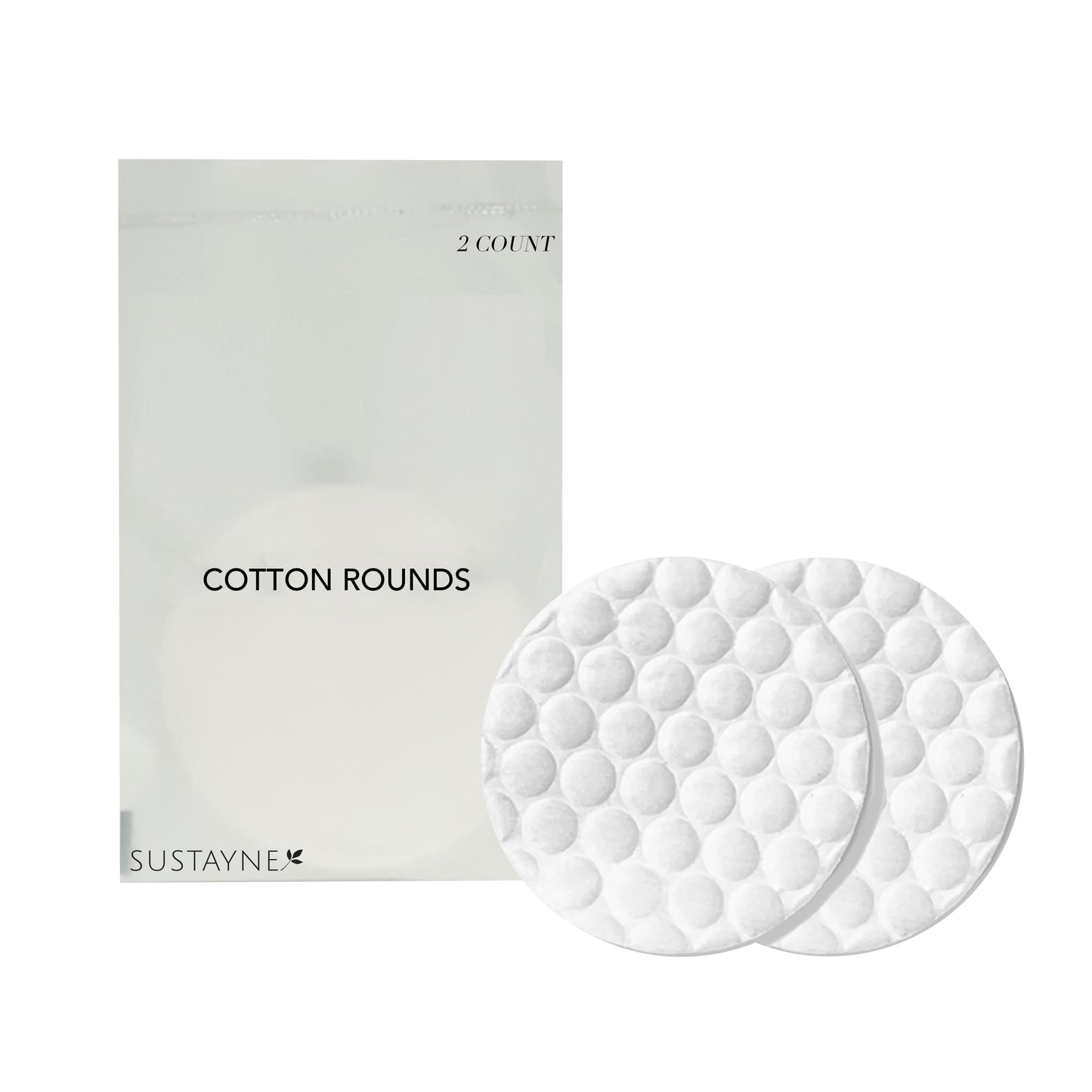 Sustayne Cotton Rounds, 2 pk