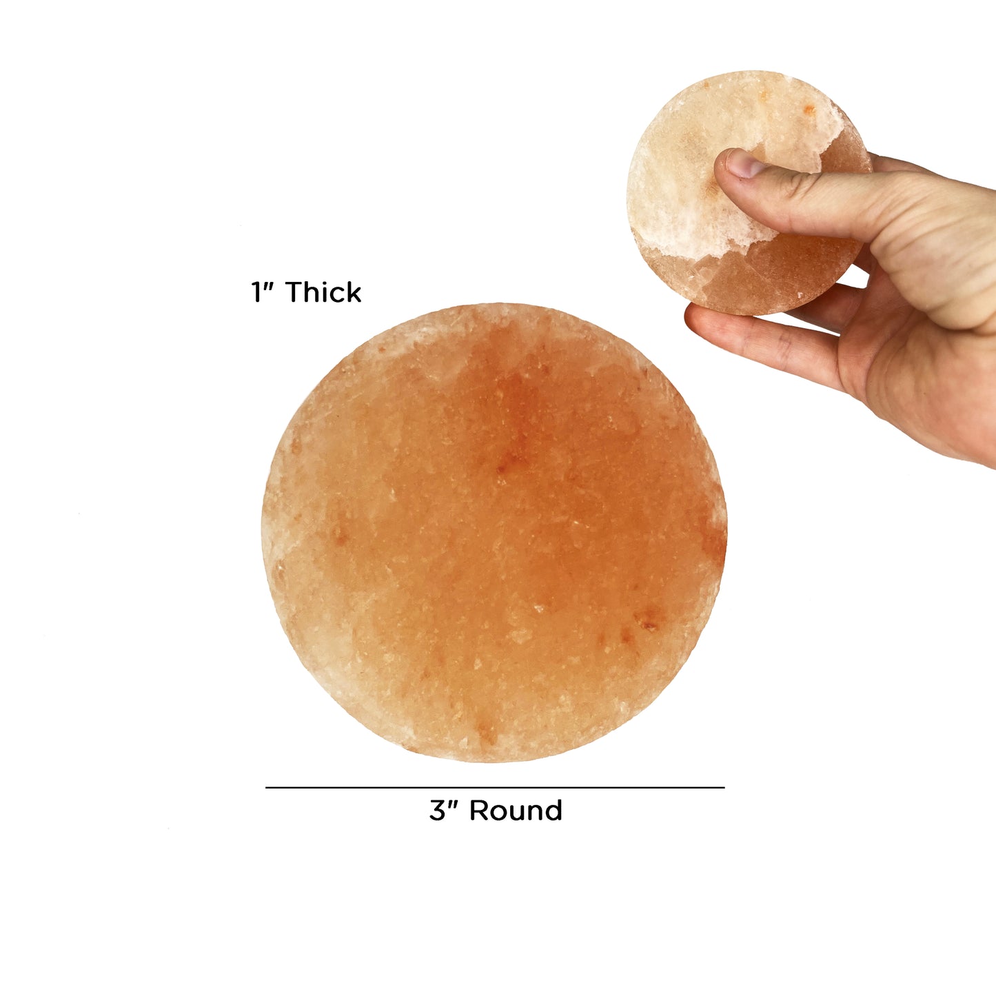 Theratools Himalayan Salt Round Massage Tool