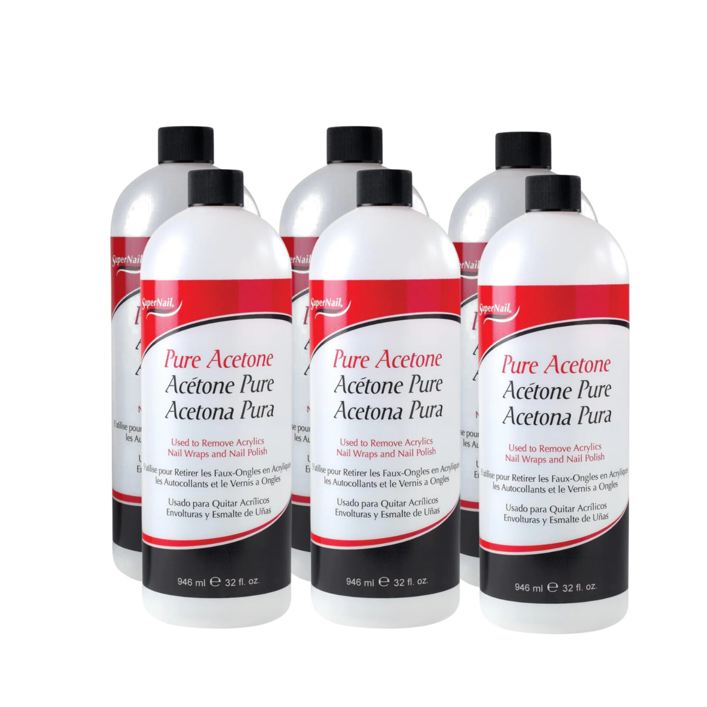 100% Acetone Polish Remover, 32 fl oz