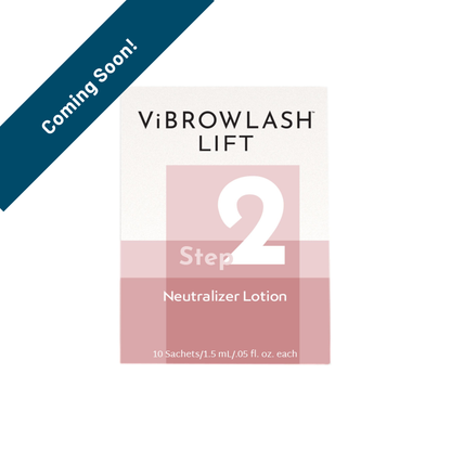 ViBrowLash Lift Neutralizer Lotion, Step 2, 10 ct