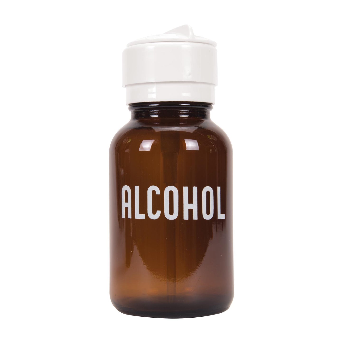 Menda Alcohol Imprint Bottle, Amber, 8oz