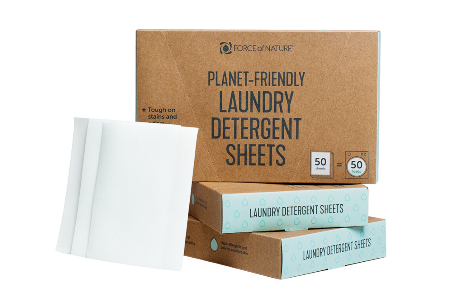 Force Of Nature Pro Laundry Sheets, 50 ct