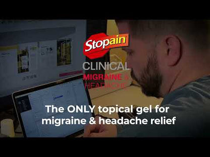 Stopain Clinical Migraine & Headache Gel, 1 gram, 12 ct