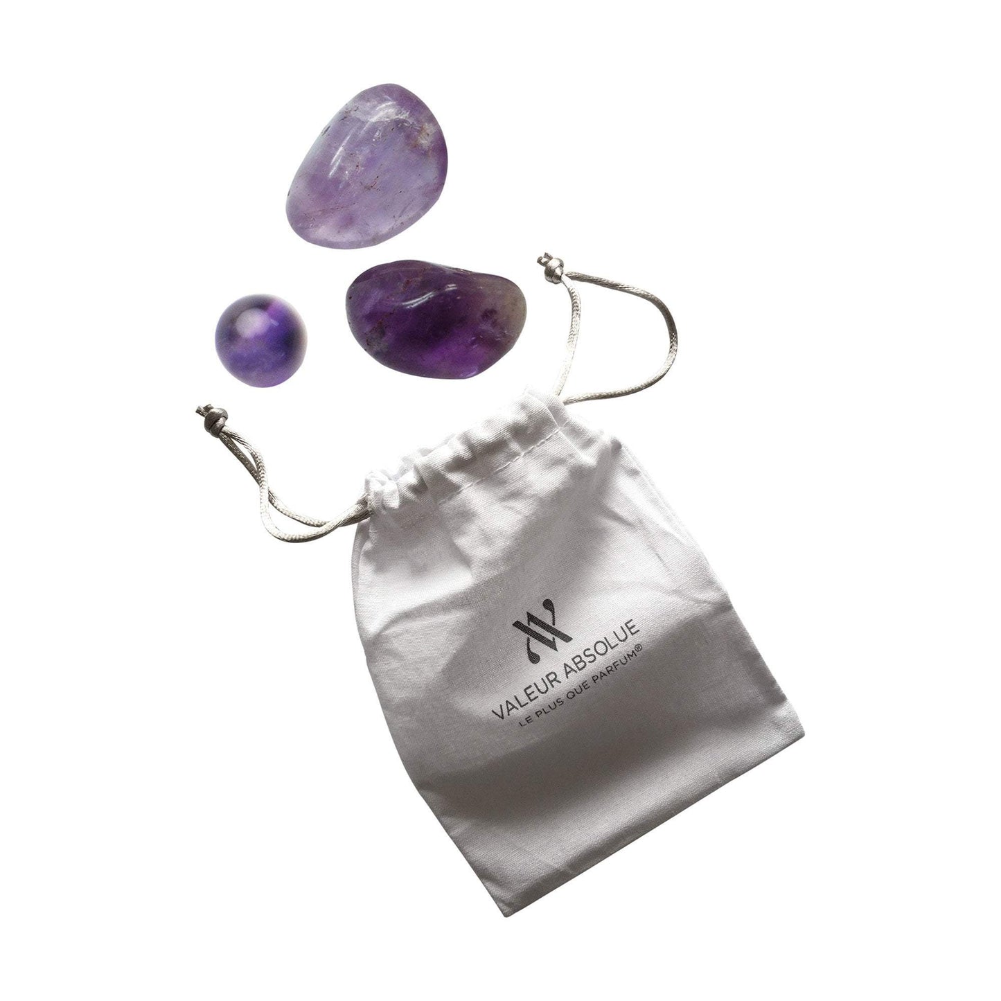 Valeur Absolue Amethyst Massage Stones