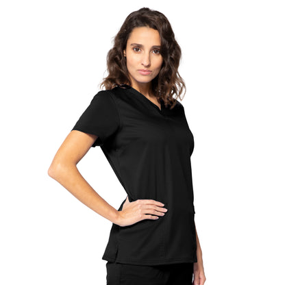 Women's Modern V-Neck Tunic Top, XXSmall to XLarge, by Landau