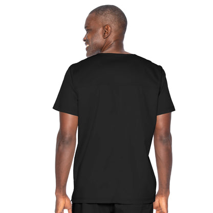 Landau ProFlex Men's 2-Way Stretch, 1 Pocket V-Neck Top, 2XL to 5XL