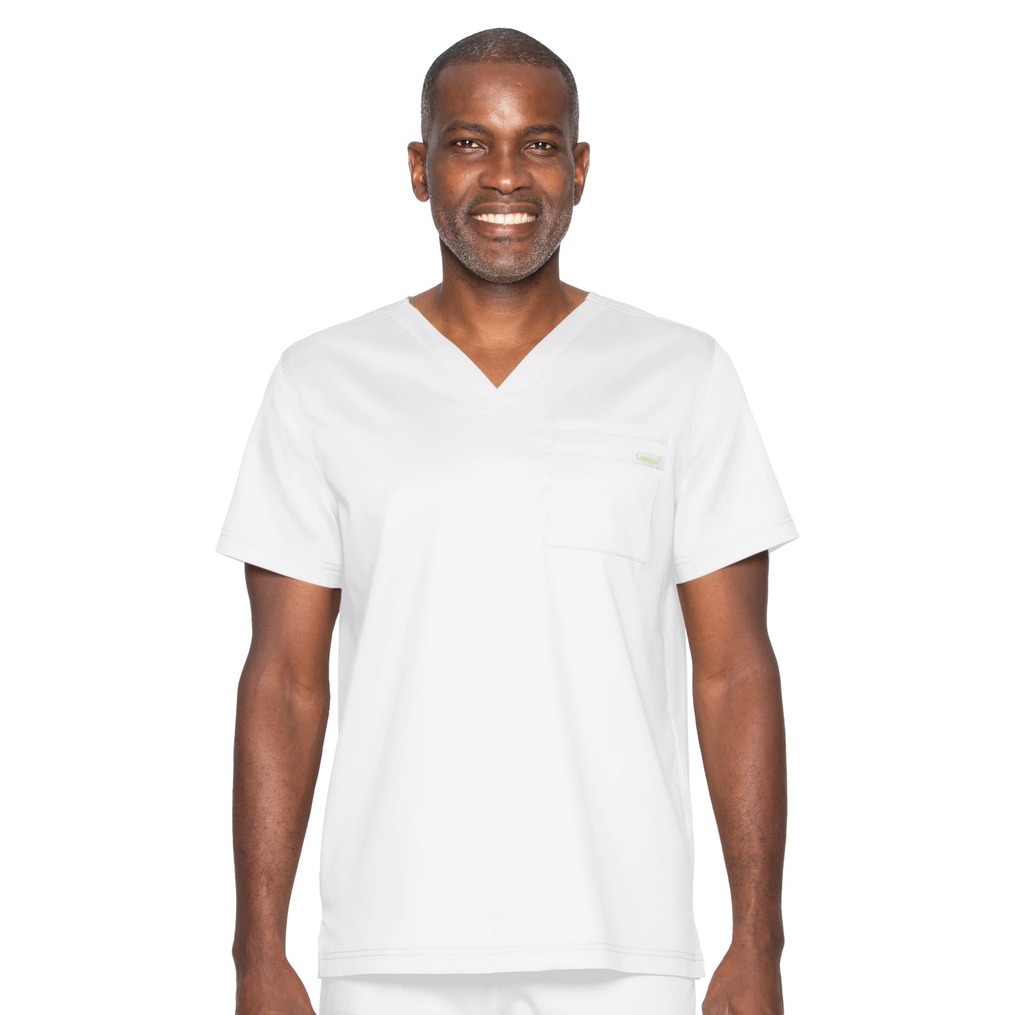 Landau ProFlex Men's 2-Way Stretch, 1 Pocket V-Neck Top, 2XL to 5XL