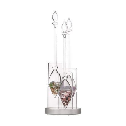 VitaJuwel Display for 3 VitaJuwel Gemstone Vials, Glass