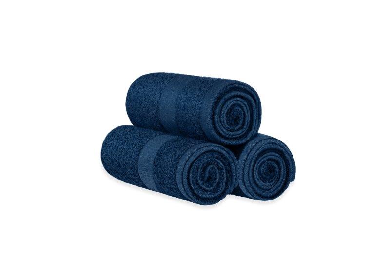 Wholesale Towels > 16x28 - Navy Bleach Resistant hand towel