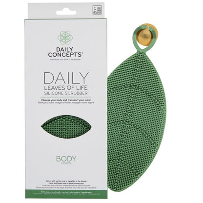 Daily Concepts Leaves of Life Silicone Scrubber, BODY
