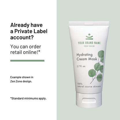 Private Label Hydrating Cream Mask, Professional