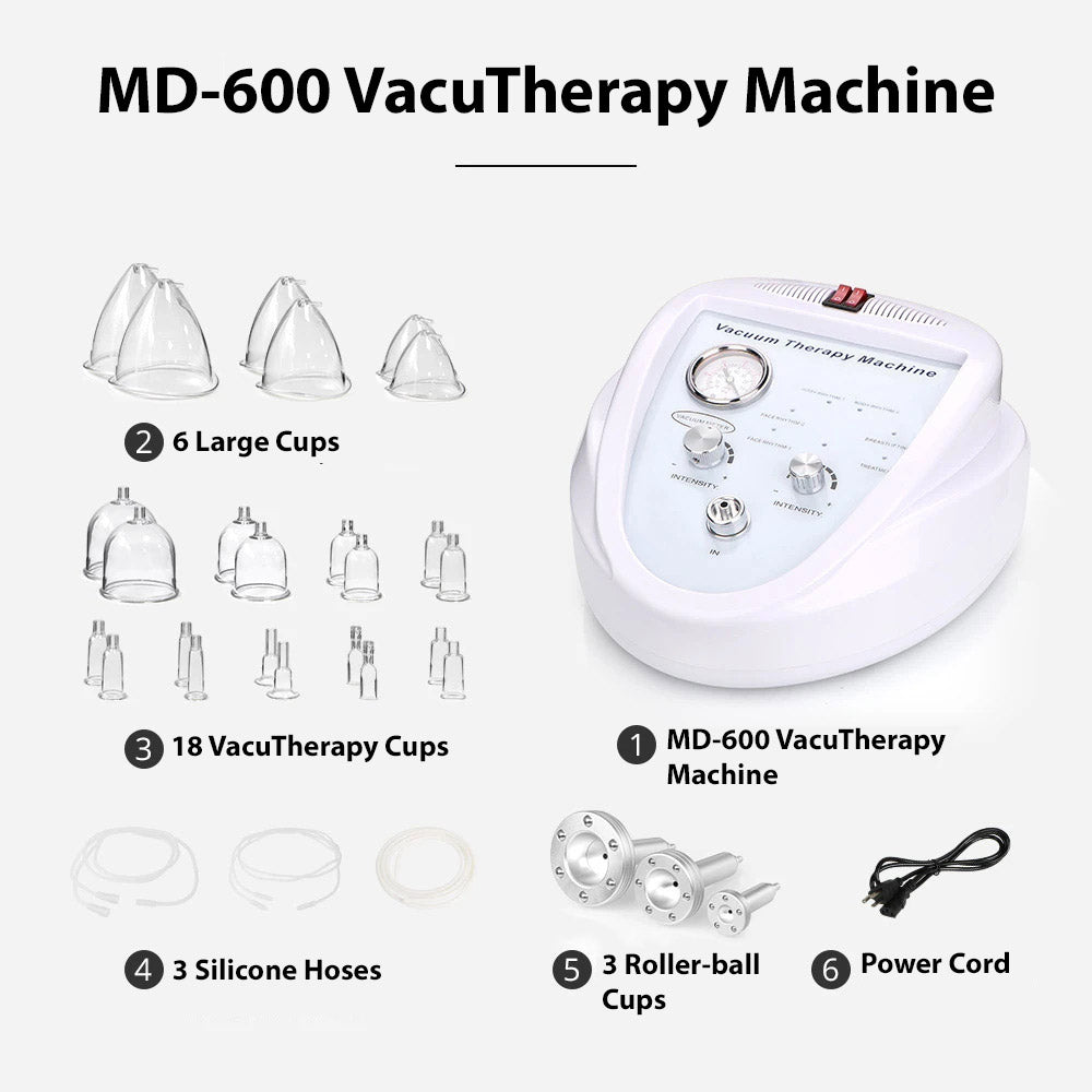 MD-600 MediCupping VacuTherapy Machine w/ Online Course