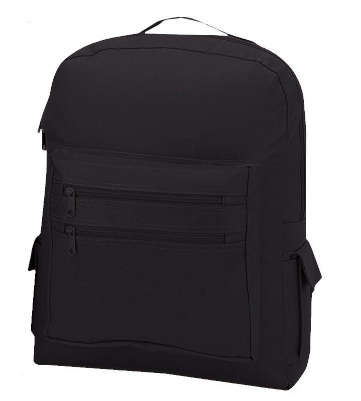 Multi-Pocket Backpack, Black