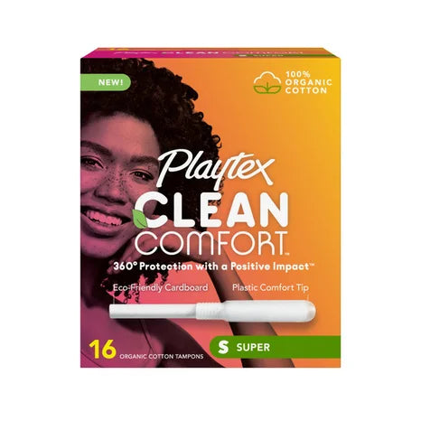 Playtex Clean Comfort Tampons, 16 ct