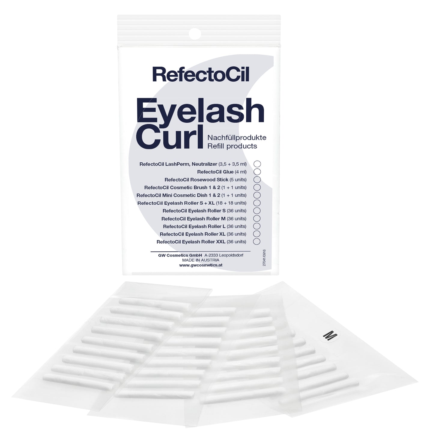 RefectoCil Eyelash Curl Roller, 36 ct