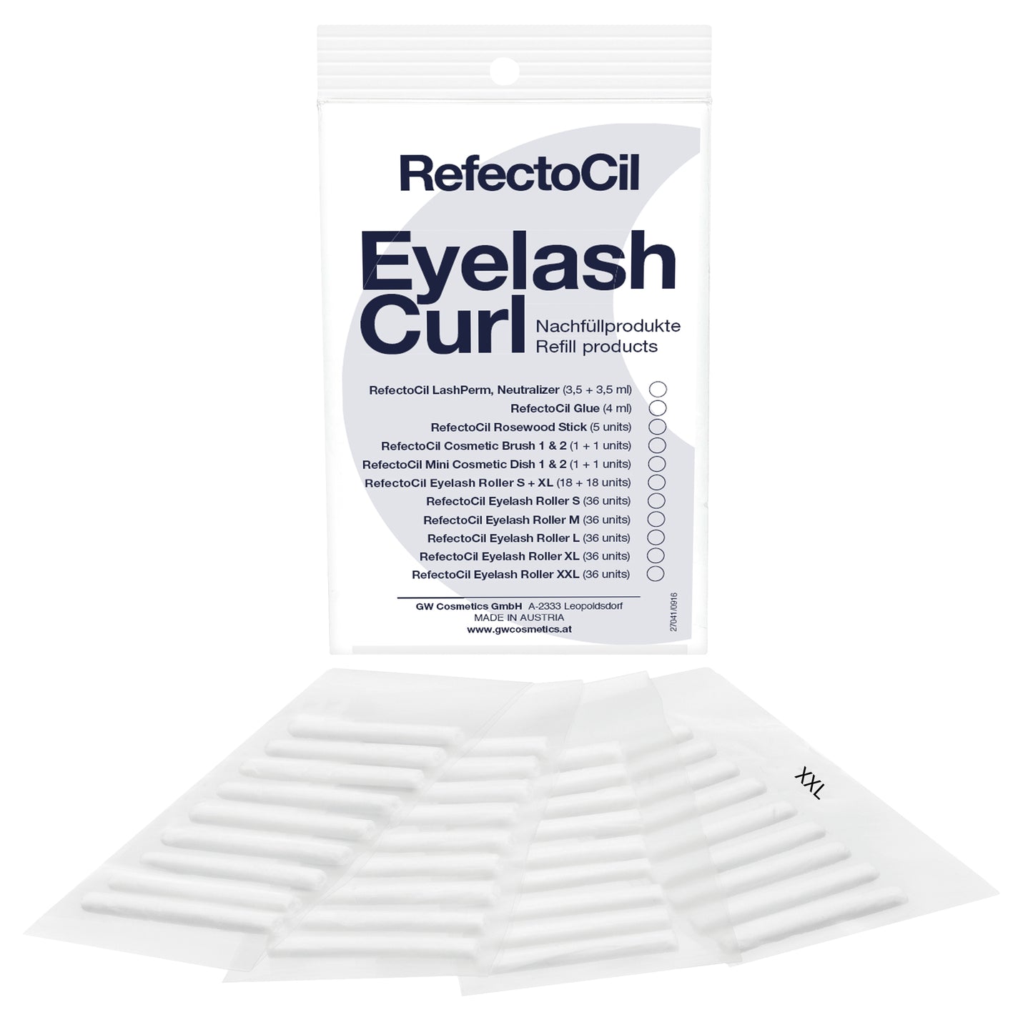 RefectoCil Eyelash Curl Roller, 36 ct