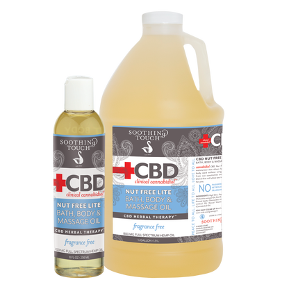 Soothing Touch CBD Nut Free Lite Bath, Body & Massage Oil