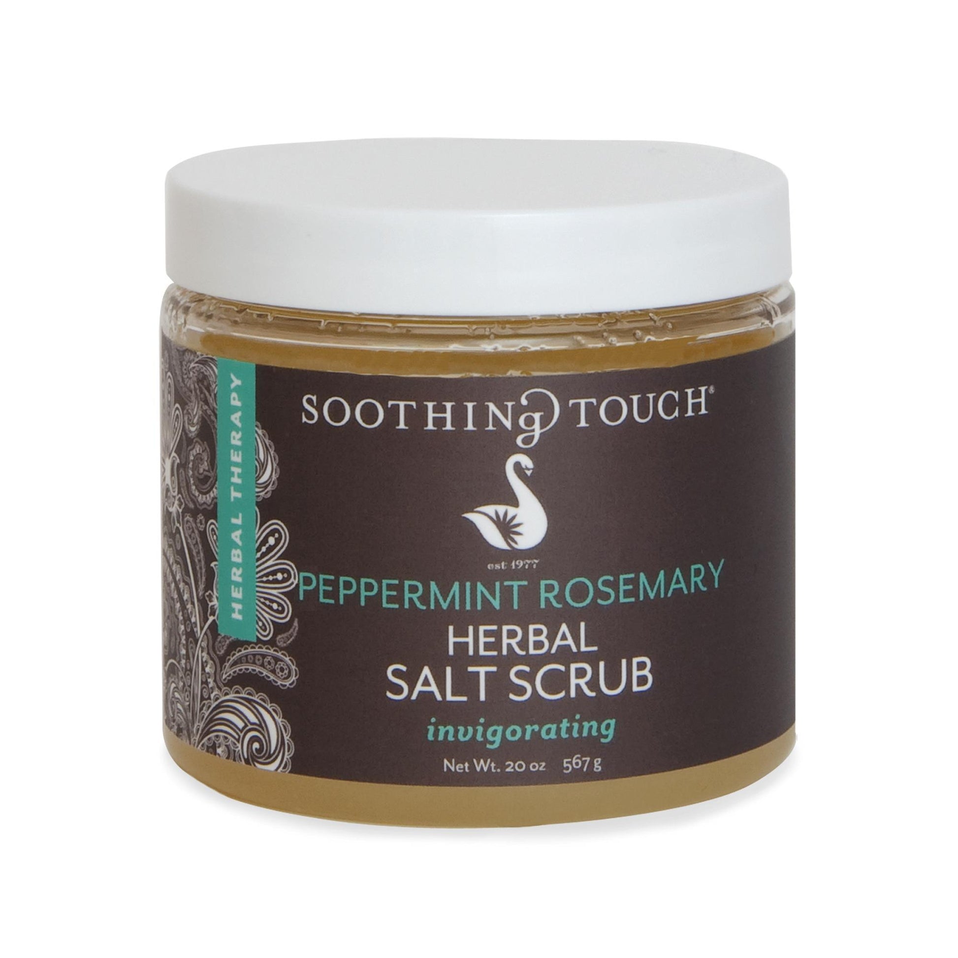 Bath & Body 20 oz Soothing Touch Herbal Salt Scrub / Peppermint Rosemary