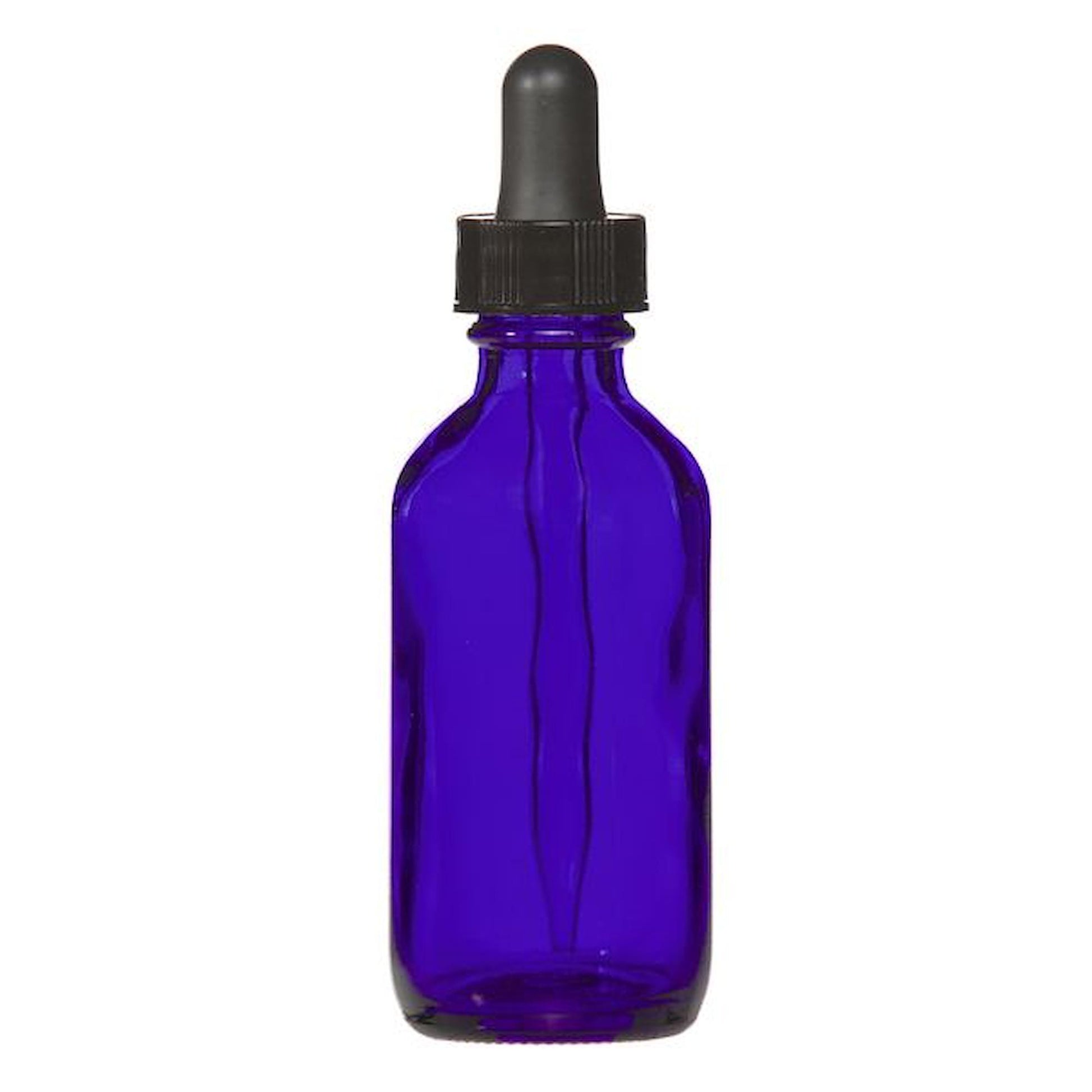 Bottles & Jars 2 oz. Dropper Bottle / Cobalt Blue