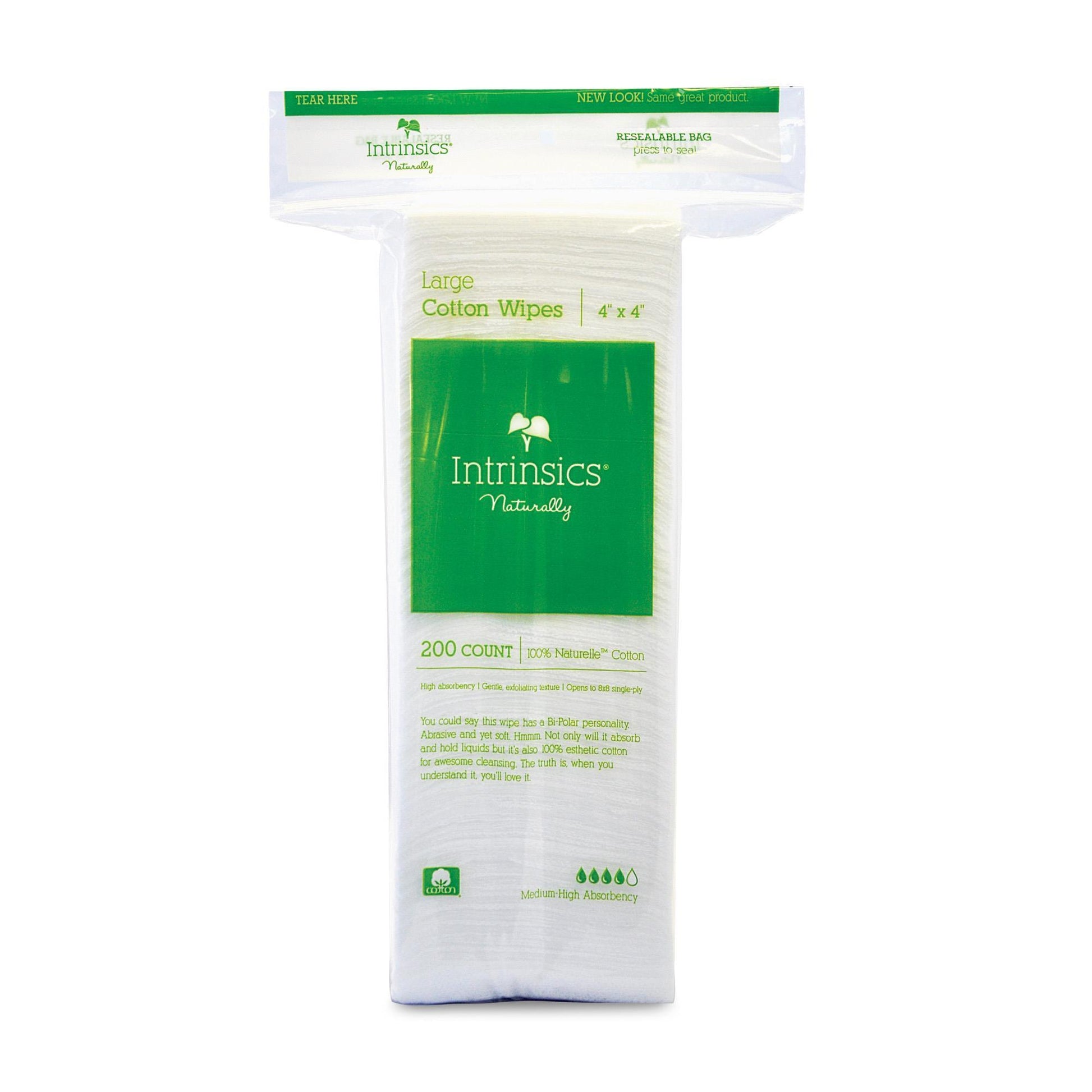 Cotton & Gauze Products 4 x 4 Intrinsics Cotton Esthetic Wipes