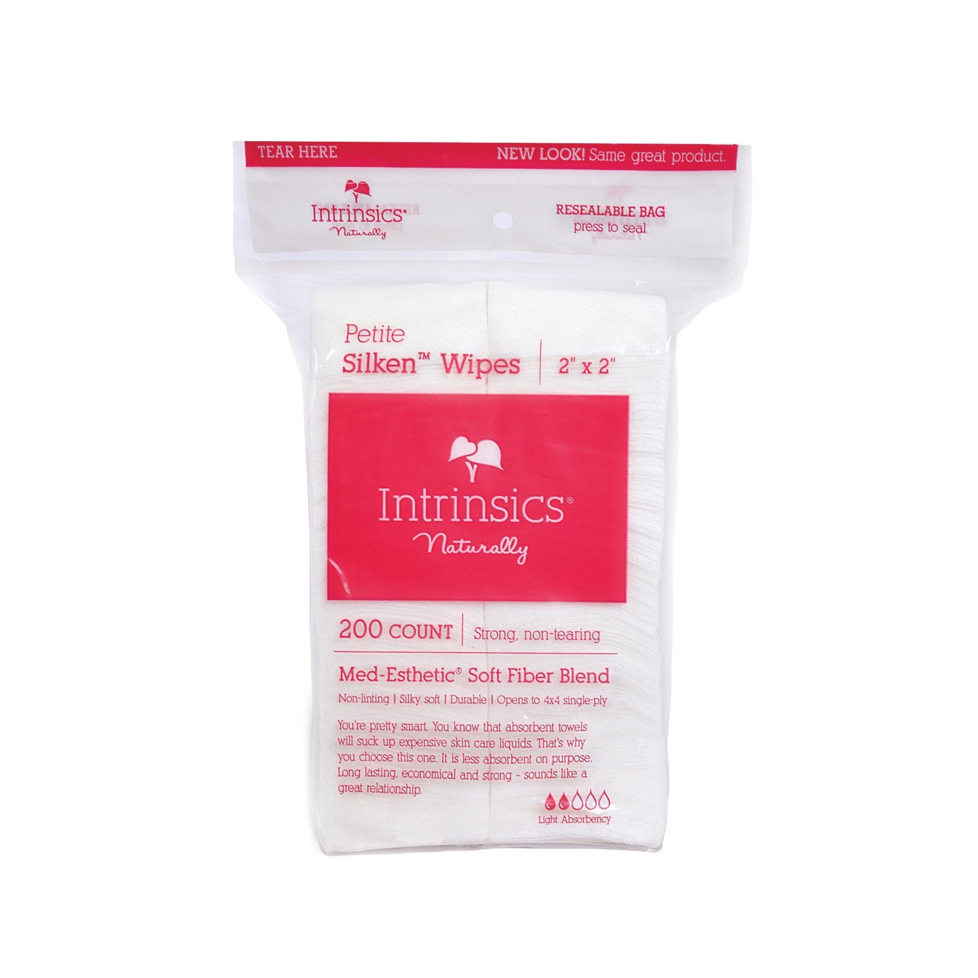 Cotton & Gauze Products Intrinsics Silken Esthetic Wipes