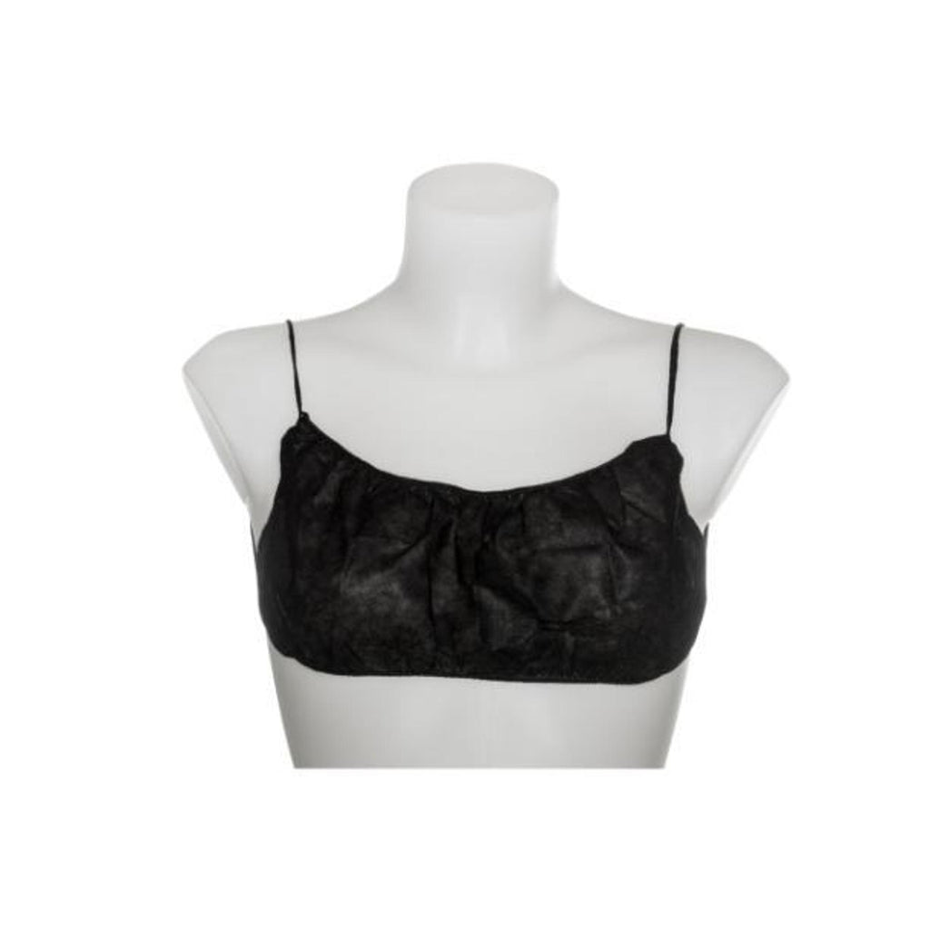 Disposable Bra Backless, Black Small/Medium, Bras Individually Bagged, 100  Bras Per Pack # 900510-1