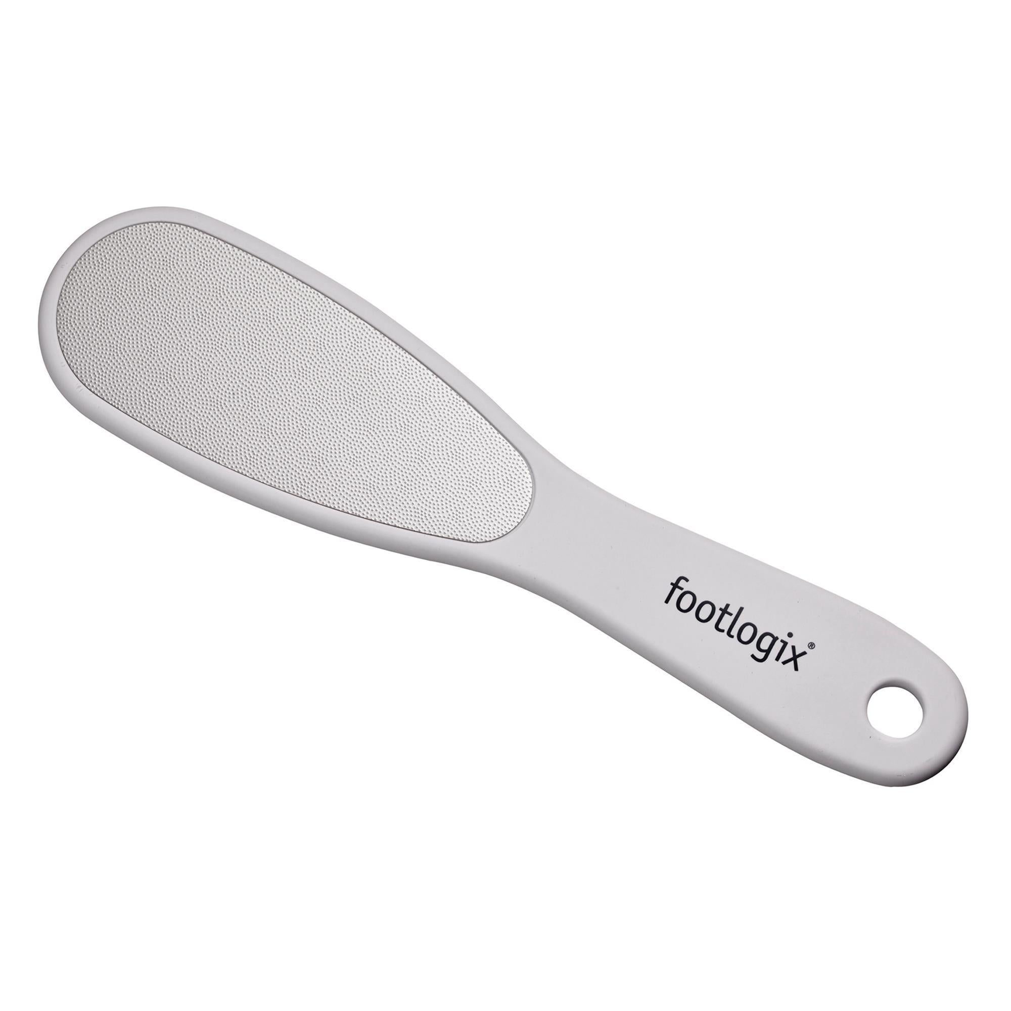 Footlogix Double-Sided Foot File with Rubberized Handle, Coarse/Fine G ...