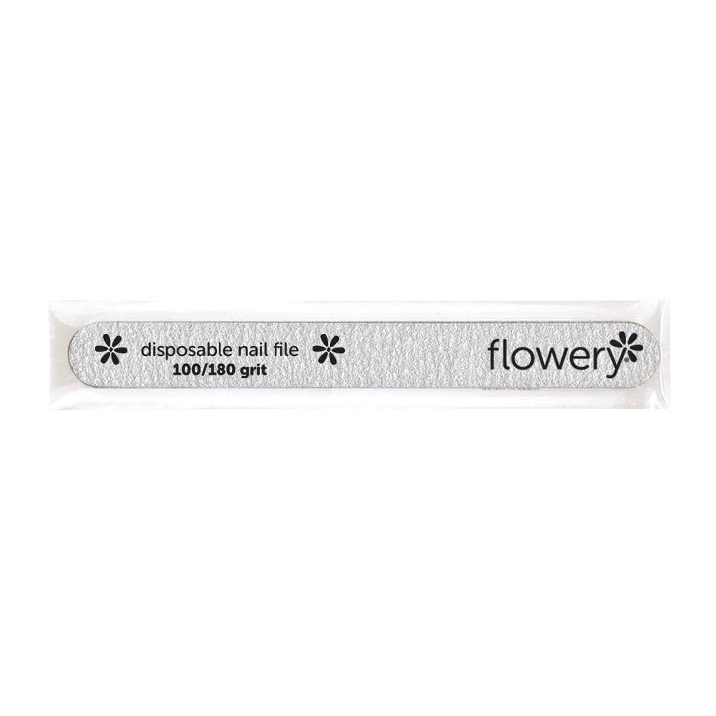 Files, Buffers, Brushes & Pumi Silver / 100/180 Flowery D-Files Cushioned