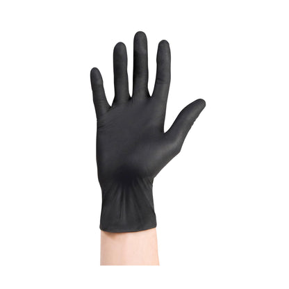 Gloves & Finger Cots Sanek Black Nitrile Gloves