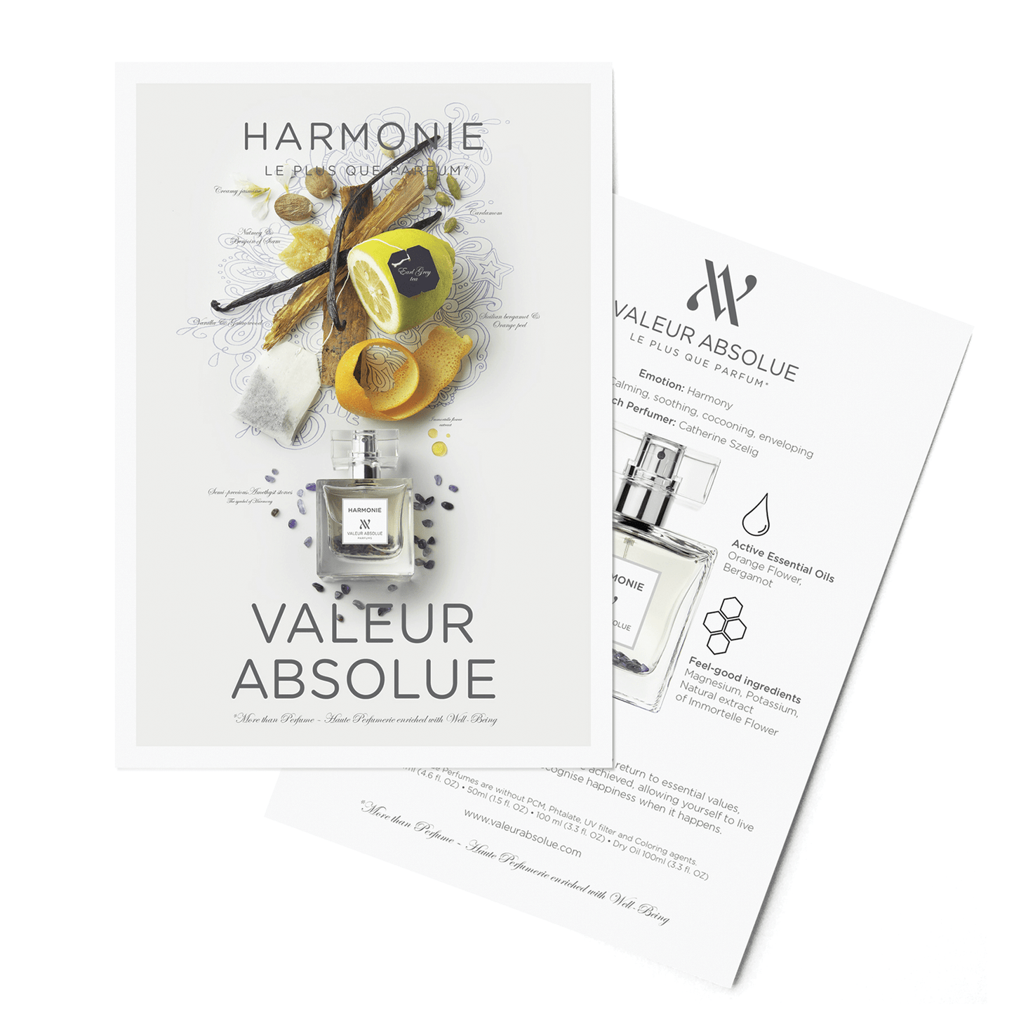 Harmonie Valeur Absolue Fragrance Scent Cards, Confiance