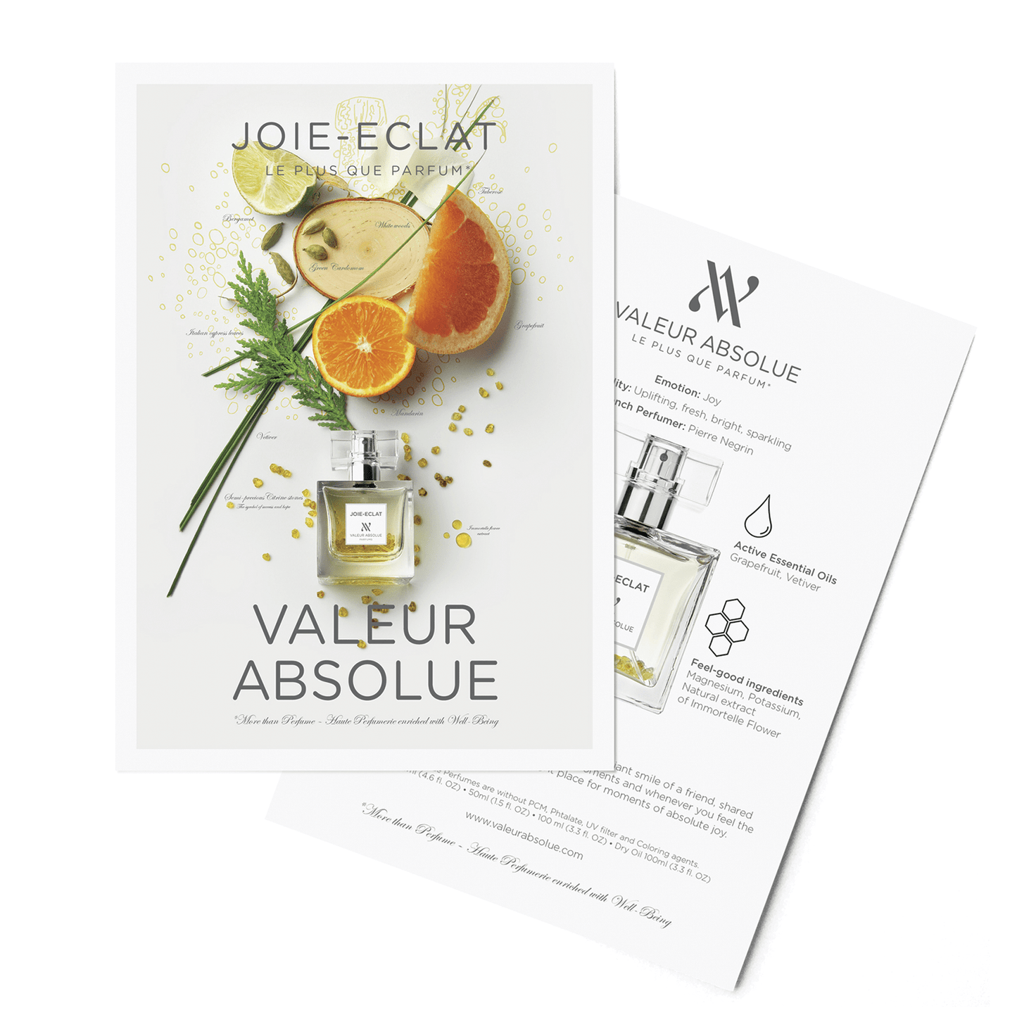 Joie-Eclat Valeur Absolue Fragrance Scent Cards, Confiance