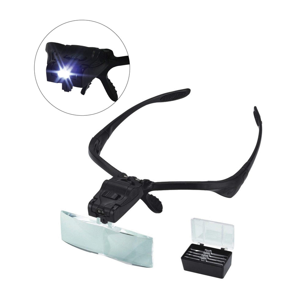 Multi-strength Head Magnifier With LED Lights 