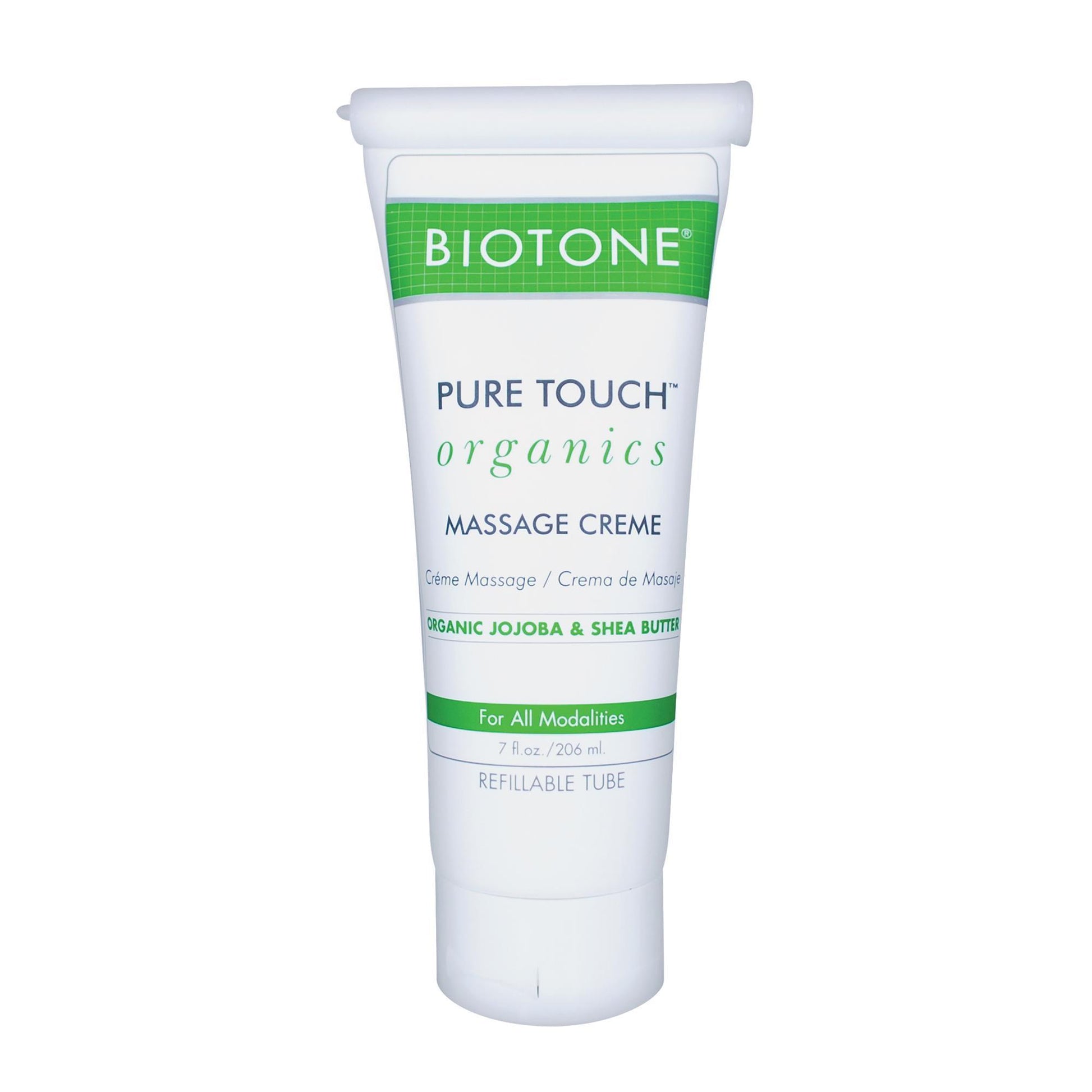 Massage Creams & Butters 7 Fl. Oz. Biotone Pure Touch Organics Massage Crème