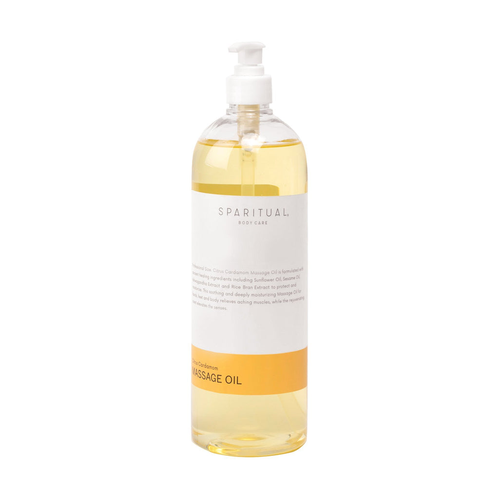 Massage Oils SpaRitual Citrus Cardamom Massage Oil, 33.8 oz