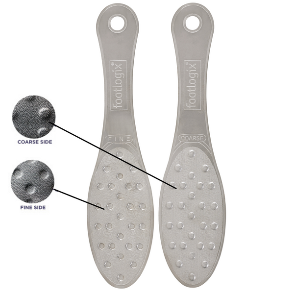 Footlogix Professional Double-Sided Stainless Steel Foot File, Coarse ...