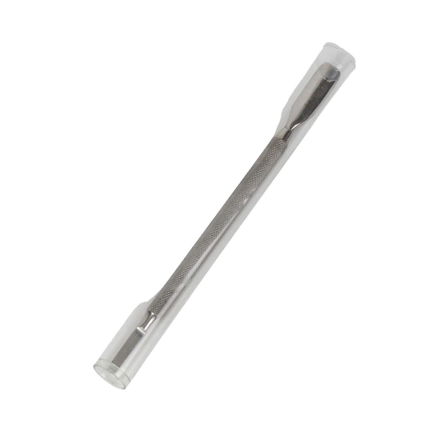 Cuticle Pusher with Flat End Tool, Stainless Steel