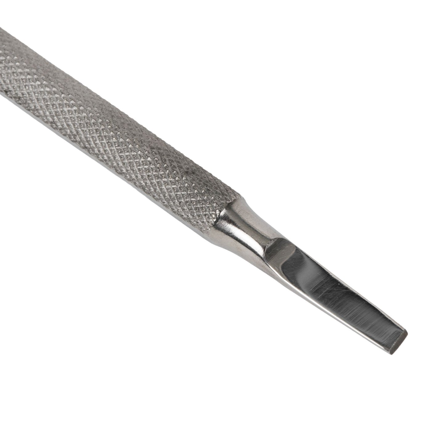 Cuticle Pusher with Flat End Tool, Stainless Steel