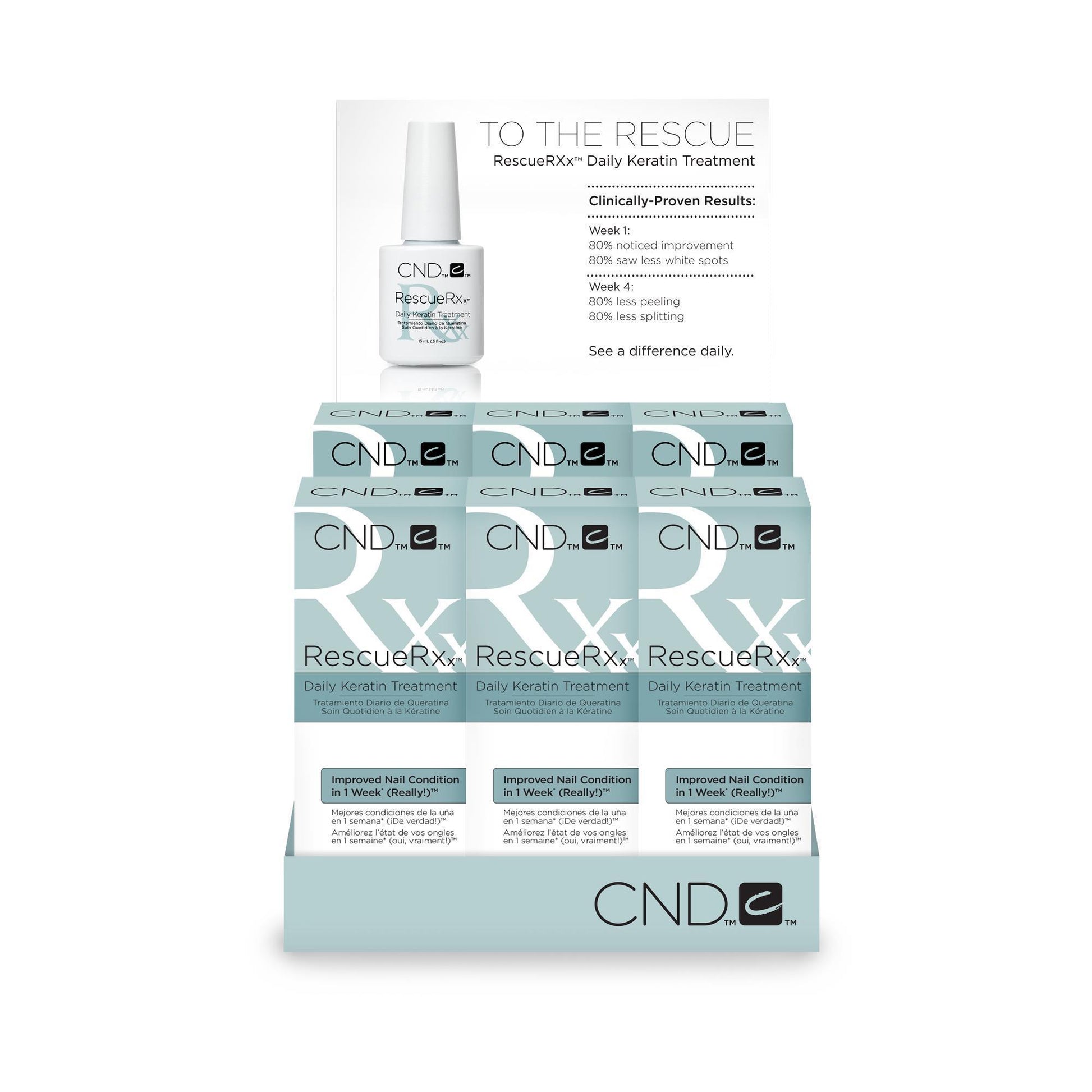 Nail Strengtheners & Treatment 6 CND Essential Rescue RXx